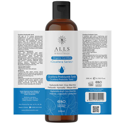 Alls Biocosmetics CicaVera Prebiyotik Tonik 200 ml - 2