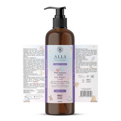 Alls Biocosmetics Organik Lavantalı Bebek Şampuanı 350 ml - 2