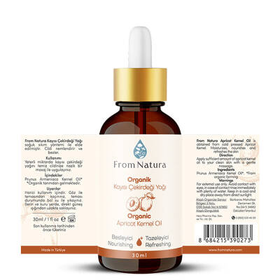 From Natura Organik Kayısı Çekirdeği Yağı 30 ml - 2