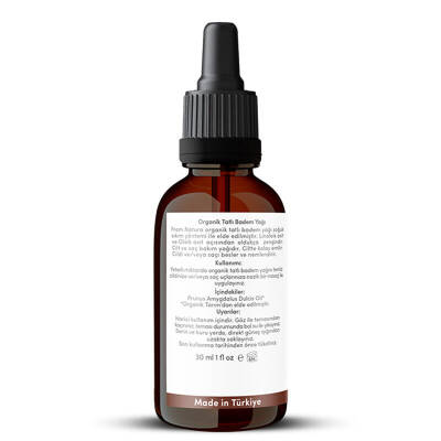 From Natura Organik Soğuk Sıkım Tatlı Badem Yağı 30 ml - 3