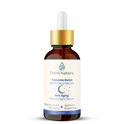 From Natura Yenileyici Yaşlanma Karşıtı Retinol Gece Serumu 30 ml - 1